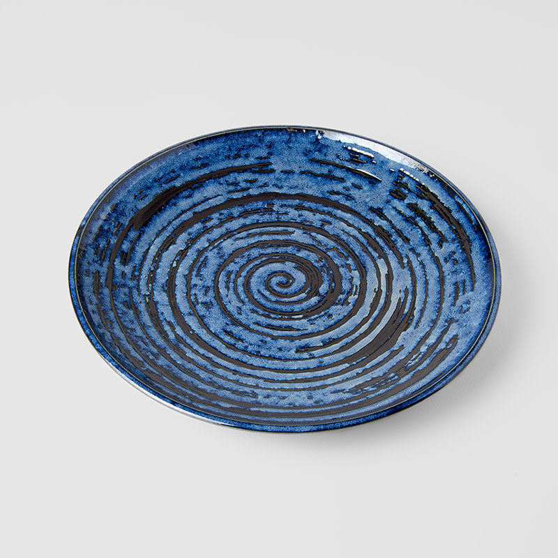 Dinner Plate 25cm Copper Swirl Glaze V637-C3803