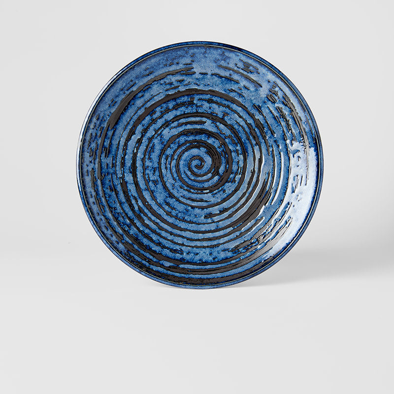 Dinner Plate 25cm Copper Swirl Glaze V637-C3803
