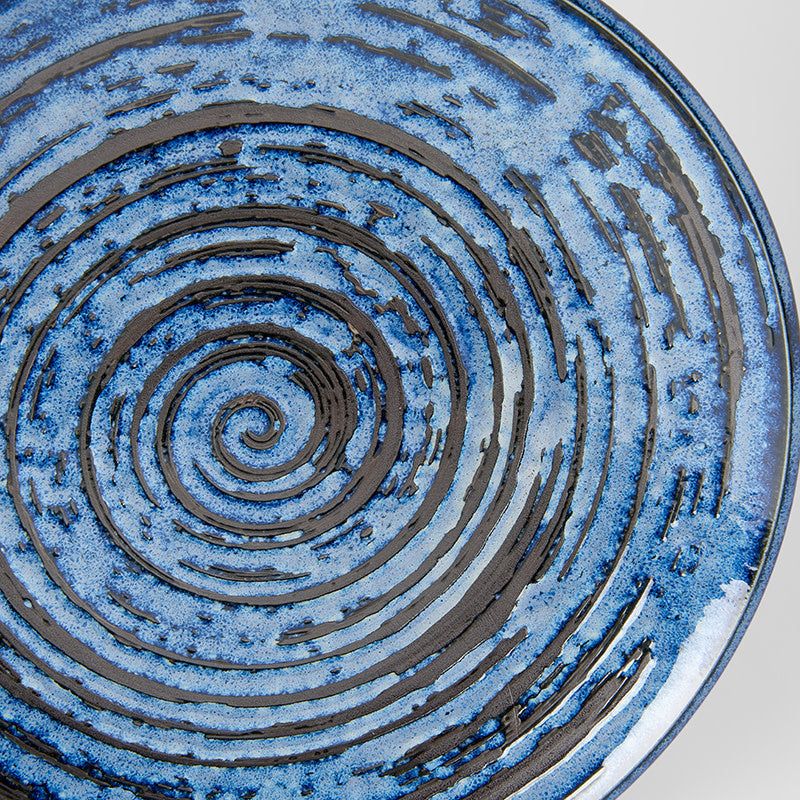 Dinner Plate 25cm Copper Swirl Glaze V637-C3803