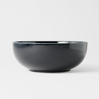 Serving Bowl 24cm Copper Swirl Glaze V637-C3806