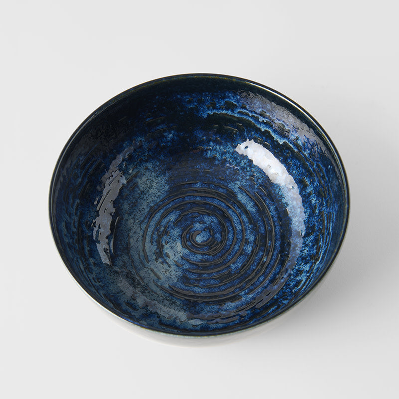 Serving Bowl 24cm Copper Swirl Glaze V637-C3806