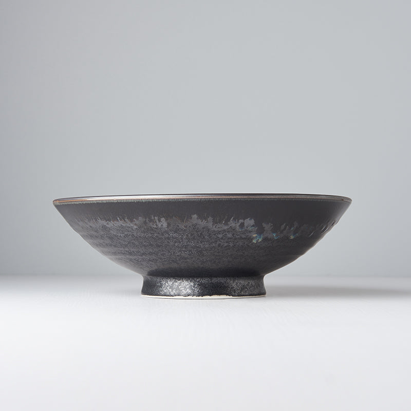 Ramen Bowl 24cm Matt Black Glaze V637-C3812