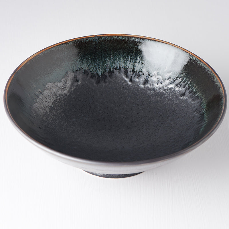 Ramen Bowl 24cm Matt Black Glaze V637-C3812