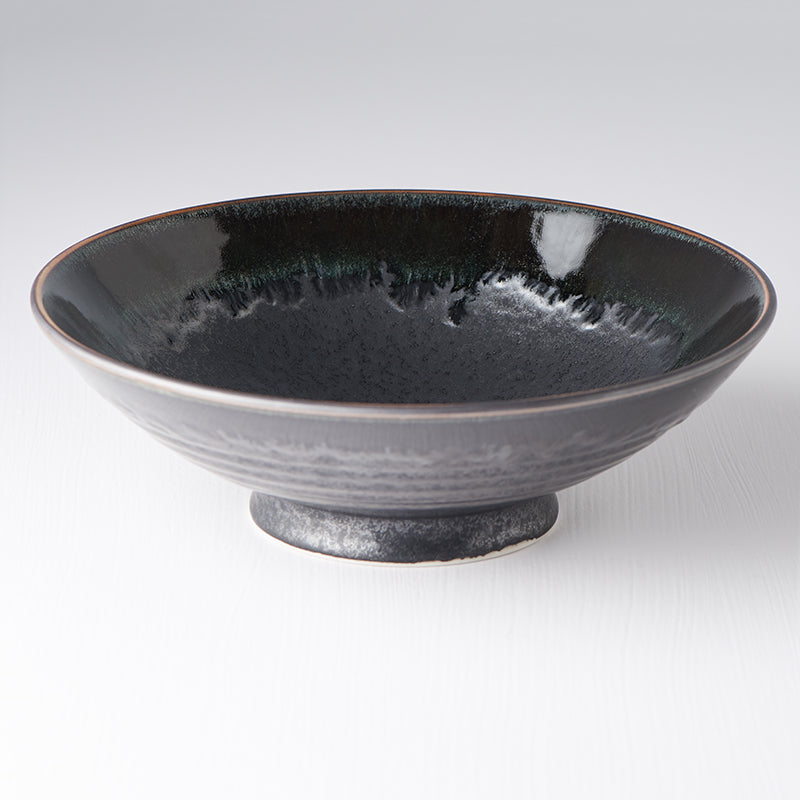 Ramen Bowl 24cm Matt Black Glaze V637-C3812