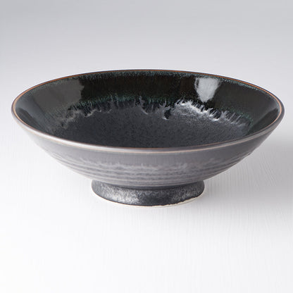 Ramen Bowl 24cm Matt Black Glaze V637-C3812