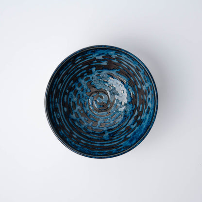 Bowl 15cm Copper Swirl Glaze V637-C3818
