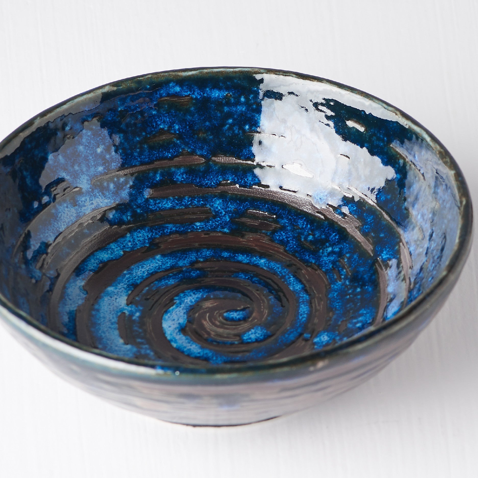 Tapas Bowl 13cm Copper Swirl Glaze V637-C3824
