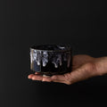 Matcha Tea Bowl 11cm Green with White drip V637-C3863