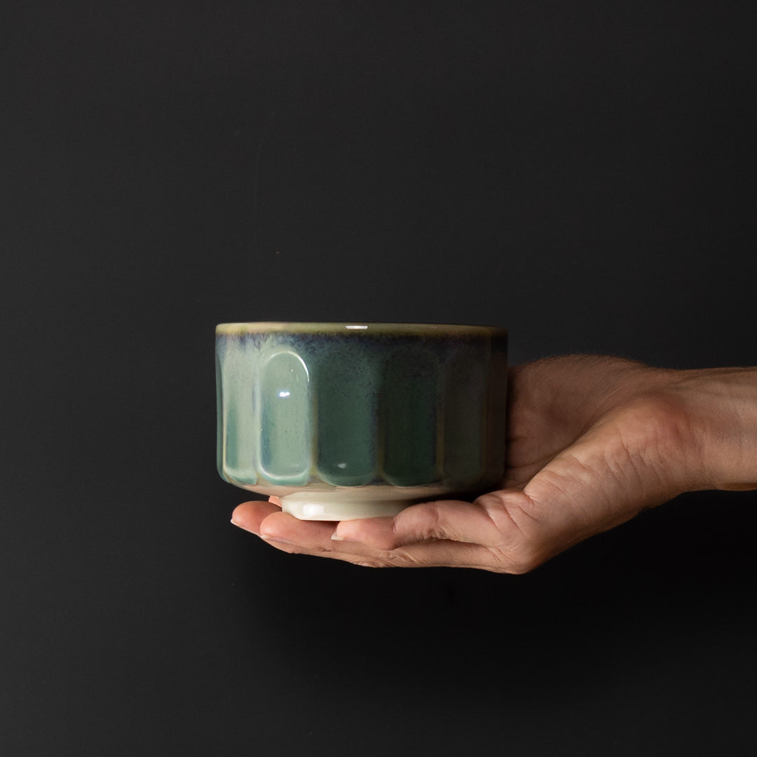 Matcha Tea Bowl 11cm Pale Green V637-C3864