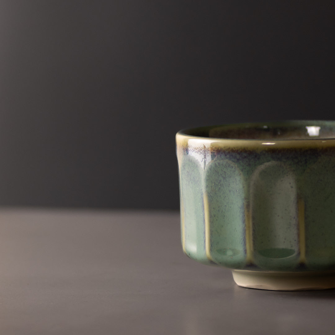 Matcha Tea Bowl 11cm Pale Green V637-C3864