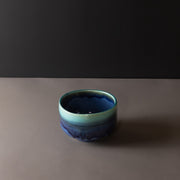 Matcha Tea Bowl 11.5cm Turquoise Drip V637-C3866