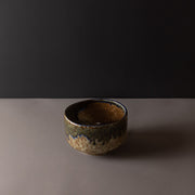 Matcha Tea Bowl 11.5cm Earth with Forest River V637-C3868