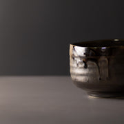 Matcha Tea Bowl 11.5cm Metallic Black V637-C3869