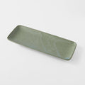 Plate Rectangular 29cm Green Fade Glaze V637-C4048