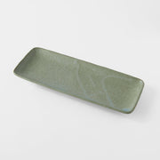 Plate Rectangular 29cm Green Fade Glaze V637-C4048