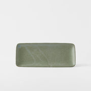 Plate Rectangular 29cm Green Fade Glaze V637-C4048