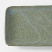 Plate Rectangular 29cm Green Fade Glaze V637-C4048