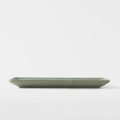 Plate Rectangular 29cm Green Fade Glaze V637-C4048