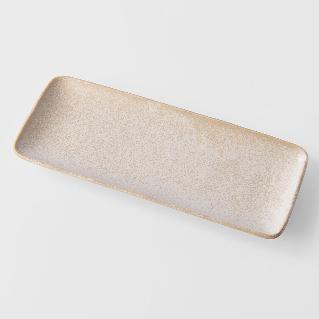 Plate Rectangular 29.5cm White Fade Glaze V637-C4049