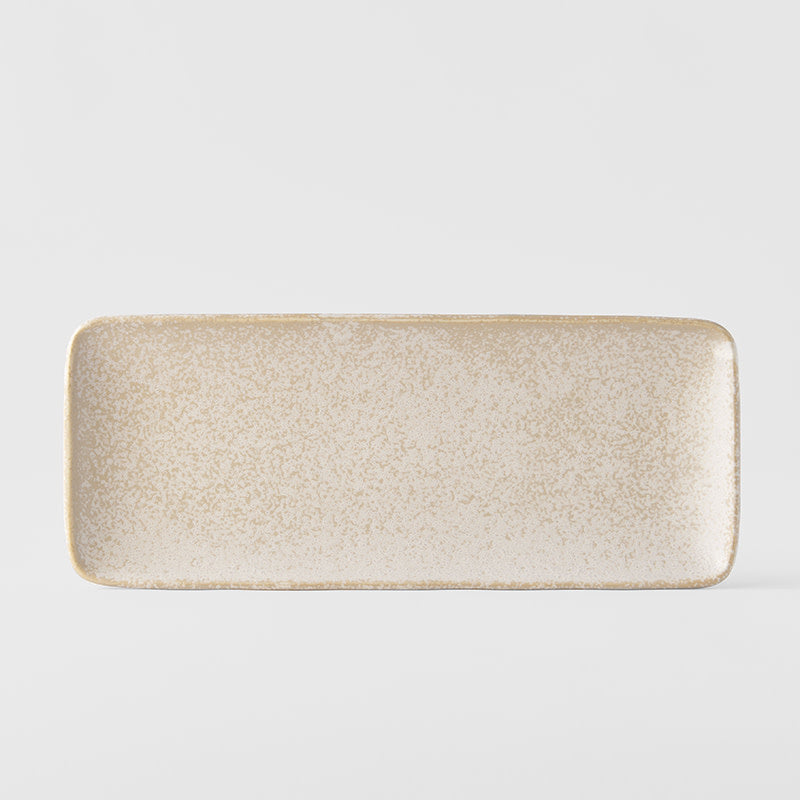 Plate Rectangular 29.5cm White Fade Glaze V637-C4049