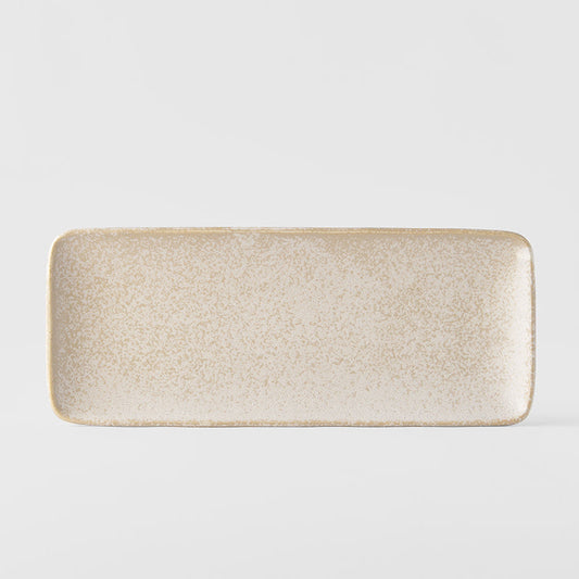 Plate Rectangular 29.5cm White Fade Glaze V637-C4049