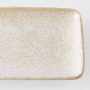 Plate Rectangular 29.5cm White Fade Glaze V637-C4049