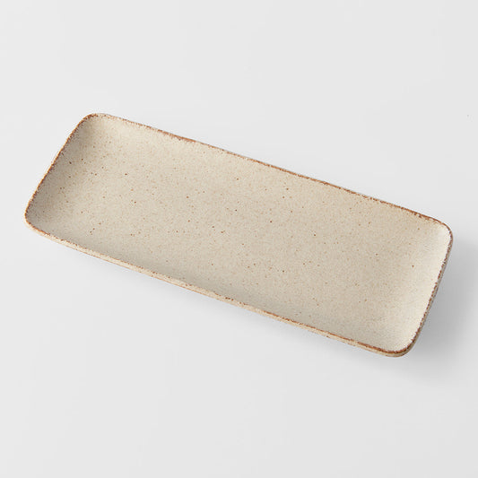 Sashimi Plate 29cm Sand Fade Glaze V637-C4050