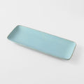 Sashimi Plate 29cm Soda Blue Glaze V637-C4051