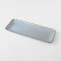 Sashimi Plate 29cm Steel Grey Glaze V637-C4052