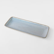 Sashimi Plate 29cm Steel Grey Glaze V637-C4052