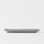 Sashimi Plate 29cm Steel Grey Glaze V637-C4052