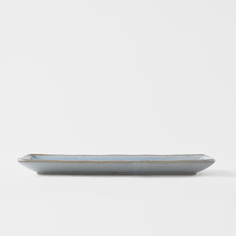 Sashimi Plate 29cm Steel Grey Glaze V637-C4052