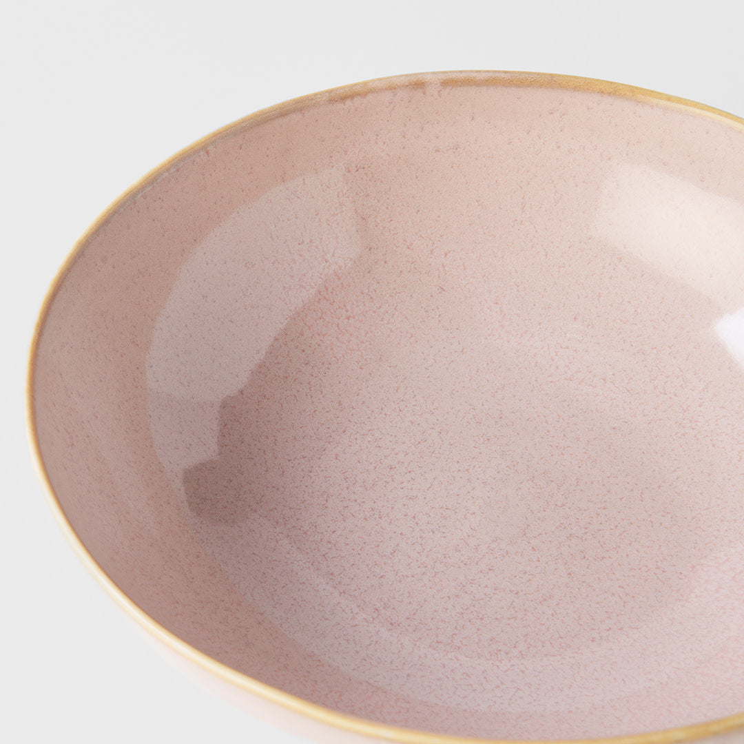 Bowl Oval 16cm Sakura Pink Glaze V637-C4070