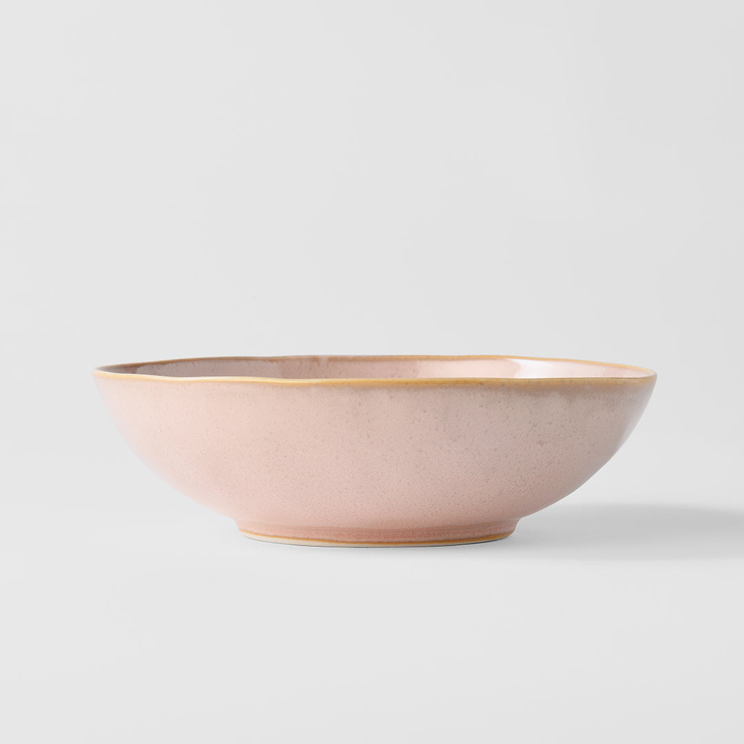 Bowl Oval 16cm Sakura Pink Glaze V637-C4070