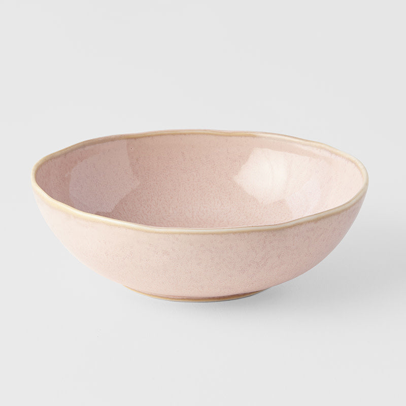 Bowl Oval 14cm Sakura Pink Glaze V637-C4071