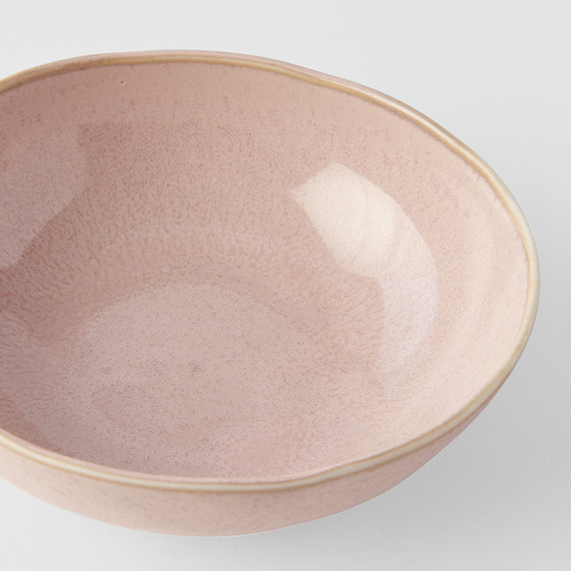 Bowl Oval 14cm Sakura Pink Glaze V637-C4071