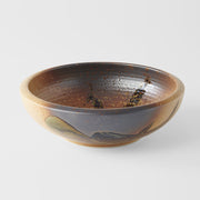 Bowl Thick Edge 20cm Wabi Sabi Glaze V637-C4107