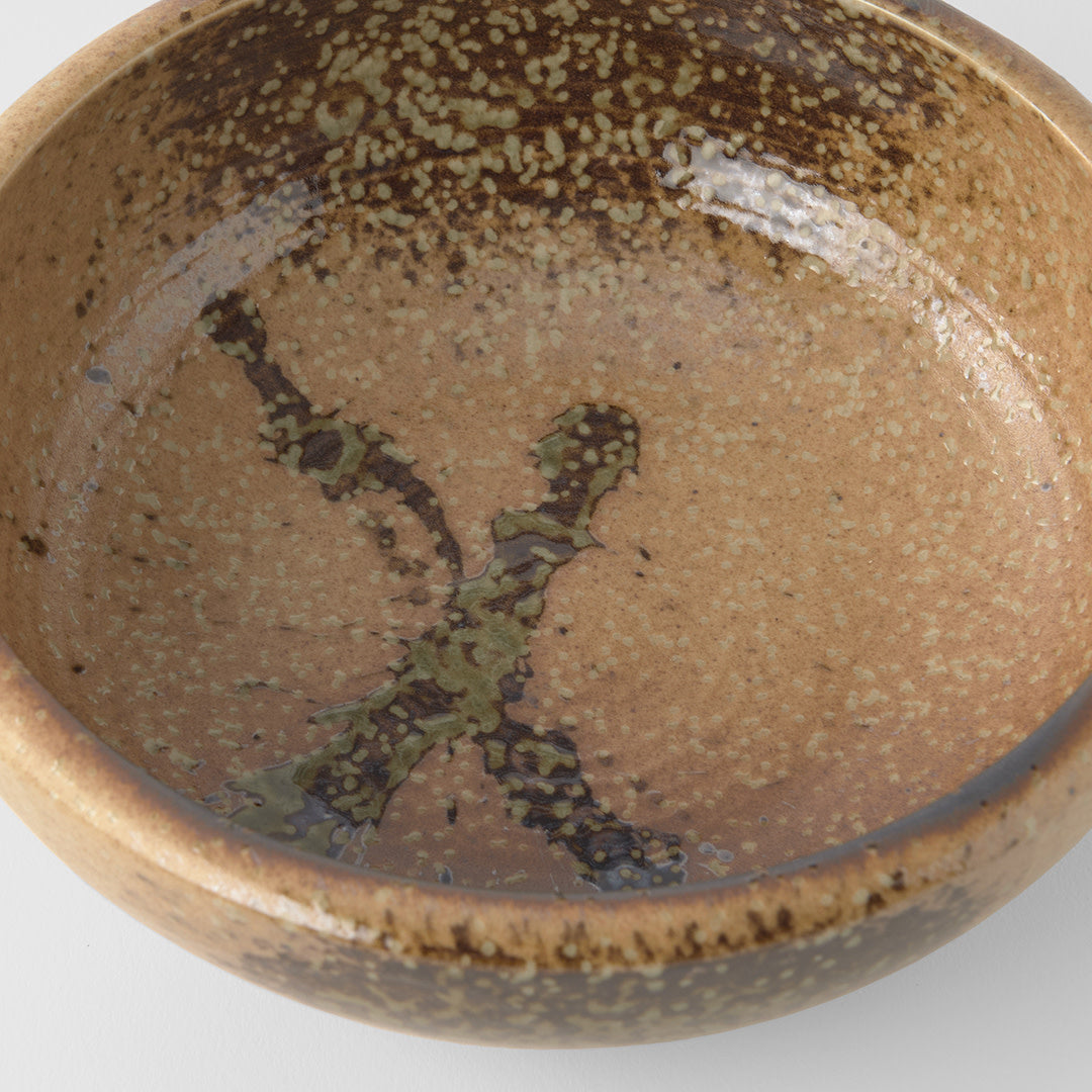 Bowl Thick Edge 24cm Wabi Sabi Glaze V637-C4108