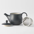 Teapot 400ml Matte Black Glaze V637-C4112