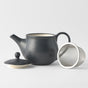 Teapot 400ml Matte Black Glaze V637-C4112