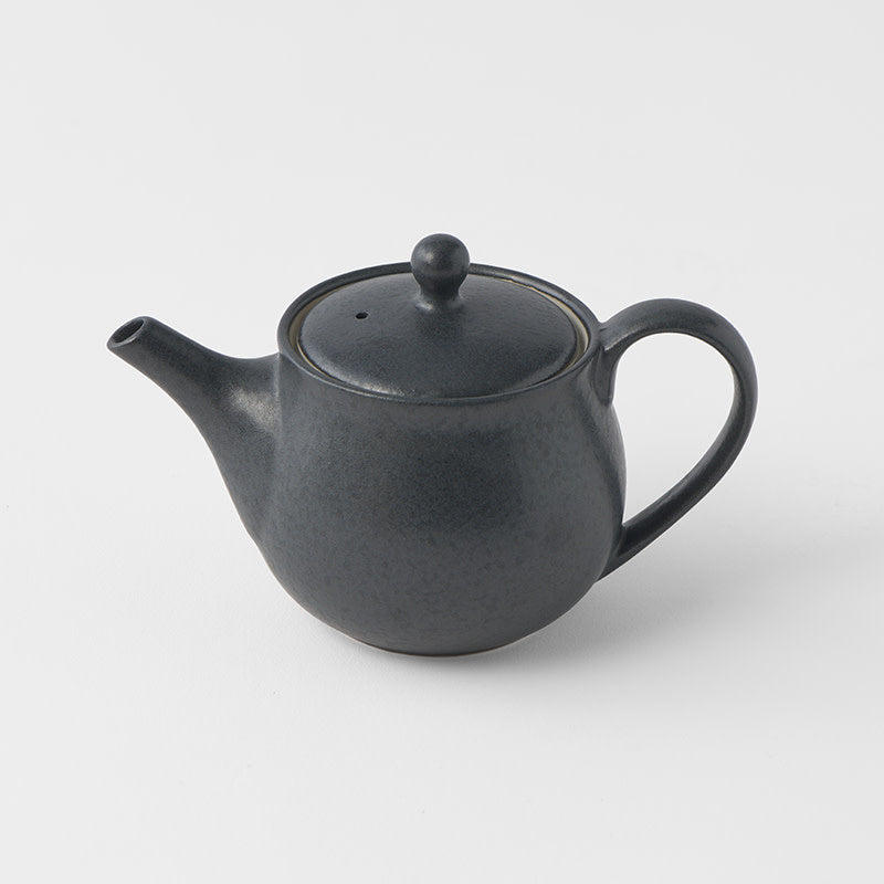 Teapot 400ml Matte Black Glaze V637-C4112