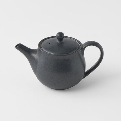 Teapot 400ml Matte Black Glaze V637-C4112
