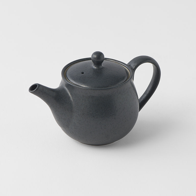 Teapot 400ml Matte Black Glaze V637-C4112