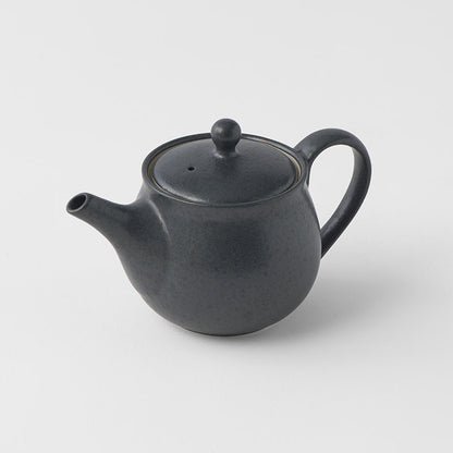 Teapot 400ml Matte Black Glaze V637-C4112