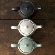 Teapot 400ml Matte Black Glaze V637-C4112