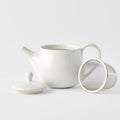 Teapot 400ml Matte White Glaze V637-C4113