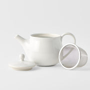 Teapot 400ml Matte White Glaze V637-C4113