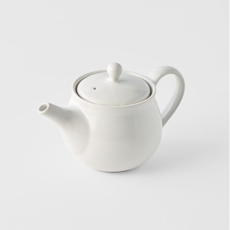 Teapot 400ml Matte White Glaze V637-C4113