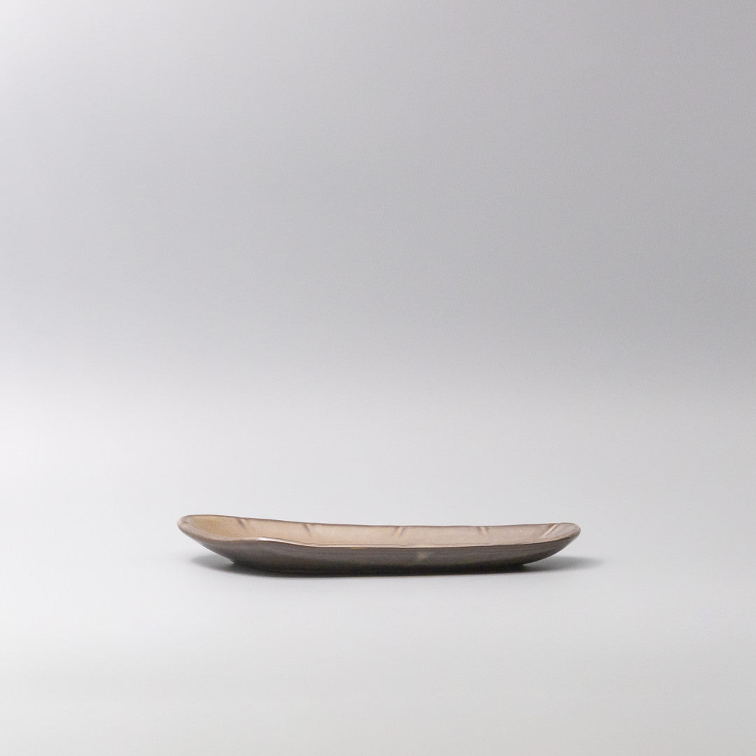 Organic Triangular Plate 27cm V637-C4163
