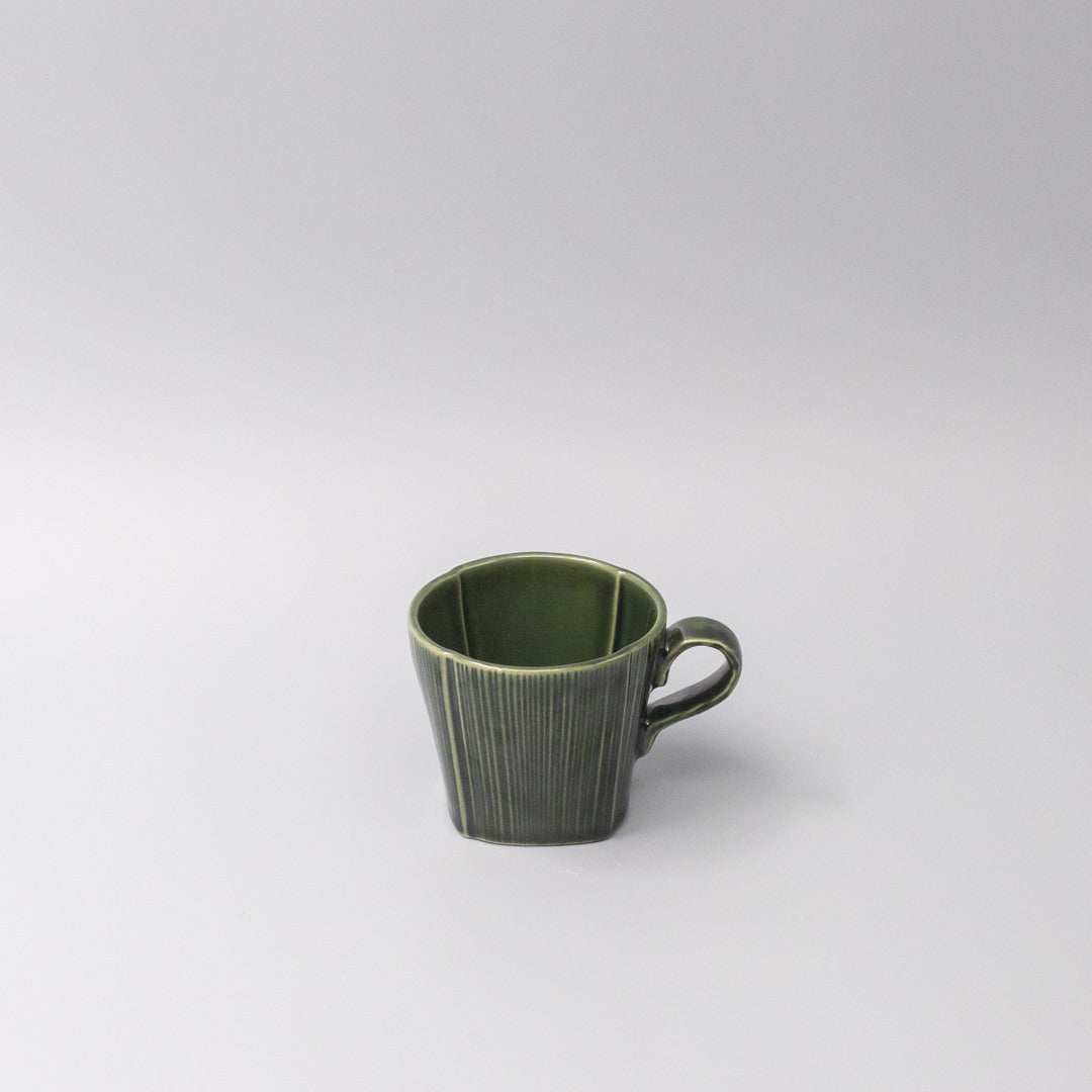 Mug 180ml Reeded Oribe Glaze V637-C4171
